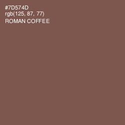 #7D574D - Roman Coffee Color Image
